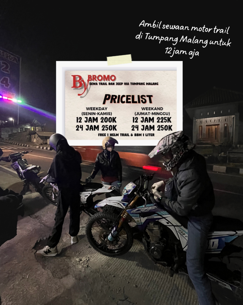 naik motor trail ke bromo (2)