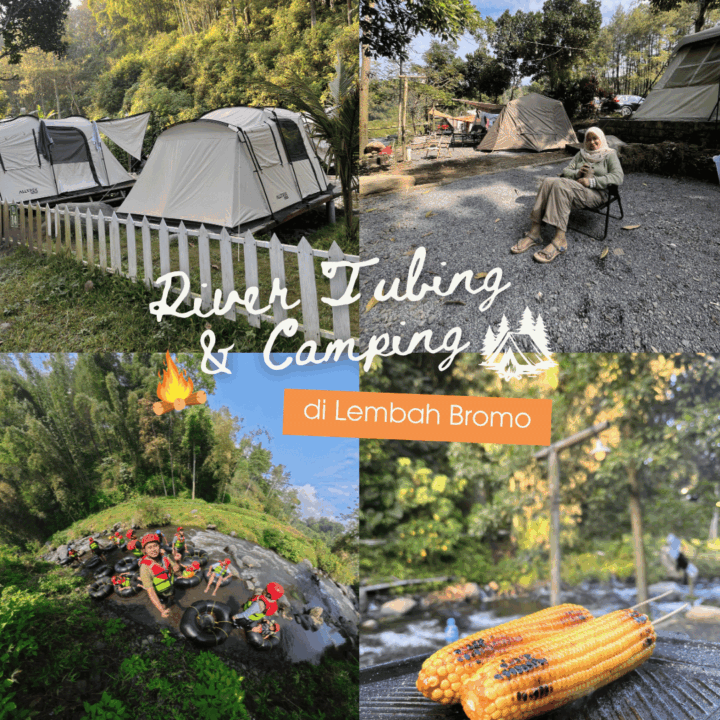 RIVER TUBING DAN CAMPING DI LEMBAH BROMO