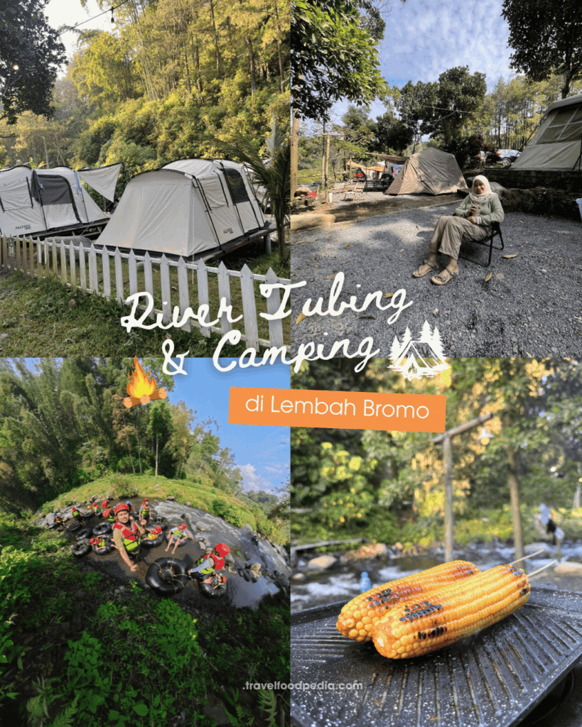 RIVER TUBING DAN CAMPING DI LEMBAH BROMO