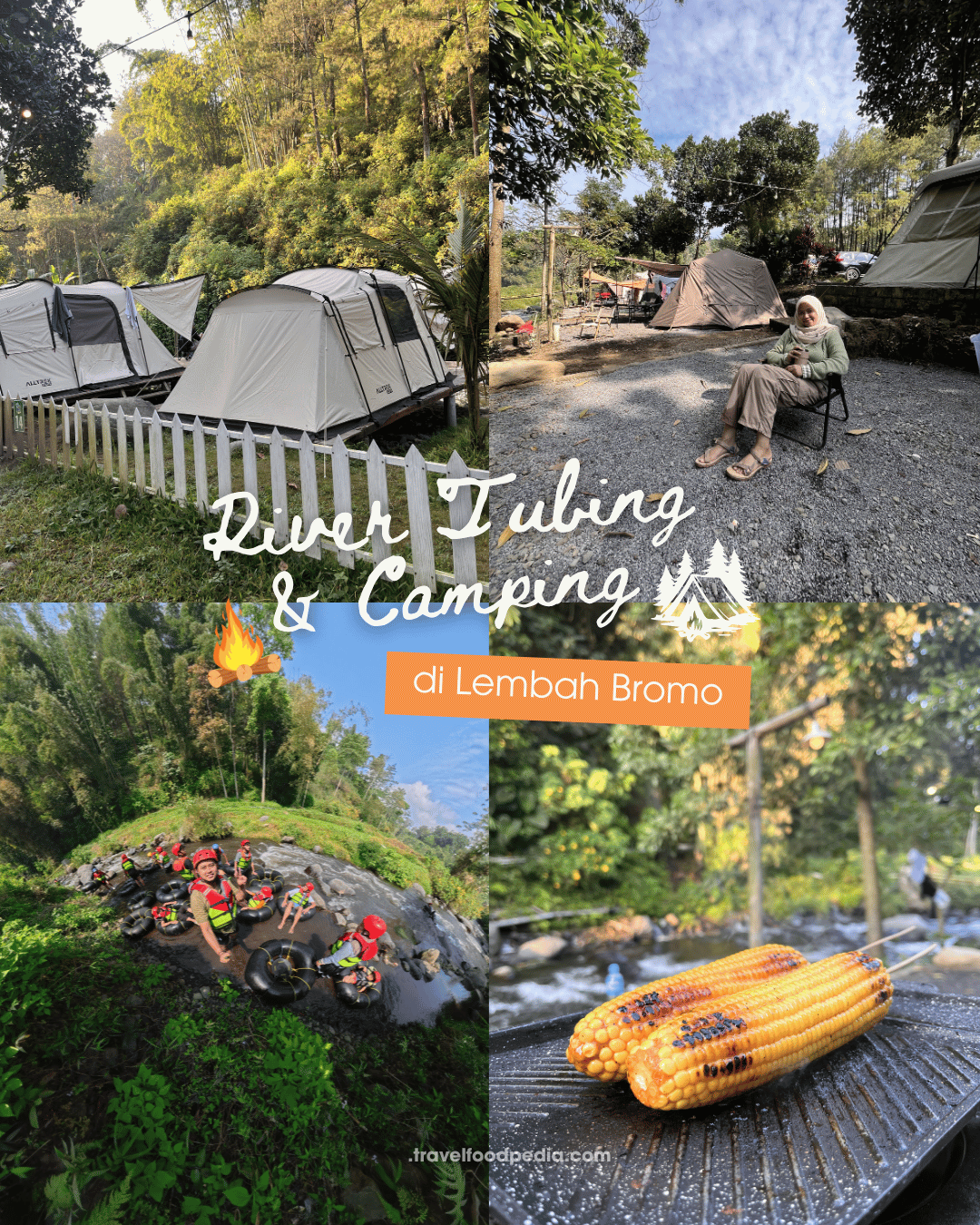 RIVER TUBING DAN CAMPING DI LEMBAH BROMO