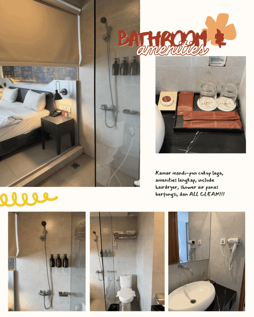 HOTEL AZANA STYLE TULUNGAGUNG KAMAR MANDI DAN AMENITIES
