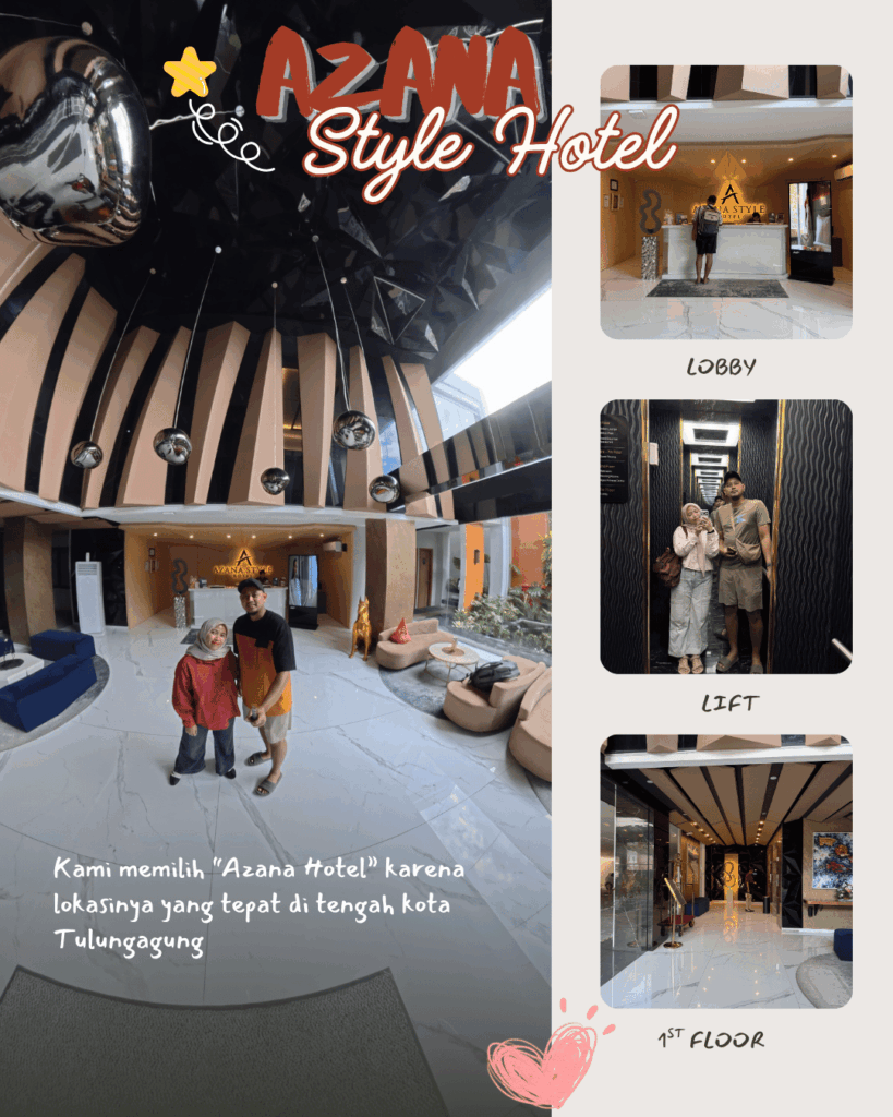 LOBBY DAN LANTAI 1 HOTEL AZANA STYLE TULUNGAGUNG-Review Azana Style Hotel Tulungagung