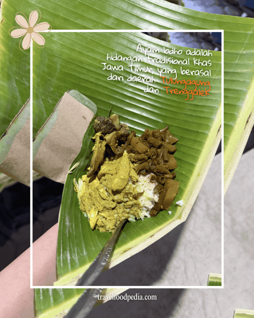 Menu nasi lodho khas Tulungagung