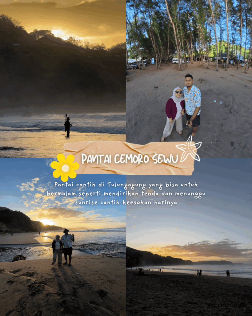 pantai di Tulungagung - pantai cemoro sewu tulungagung