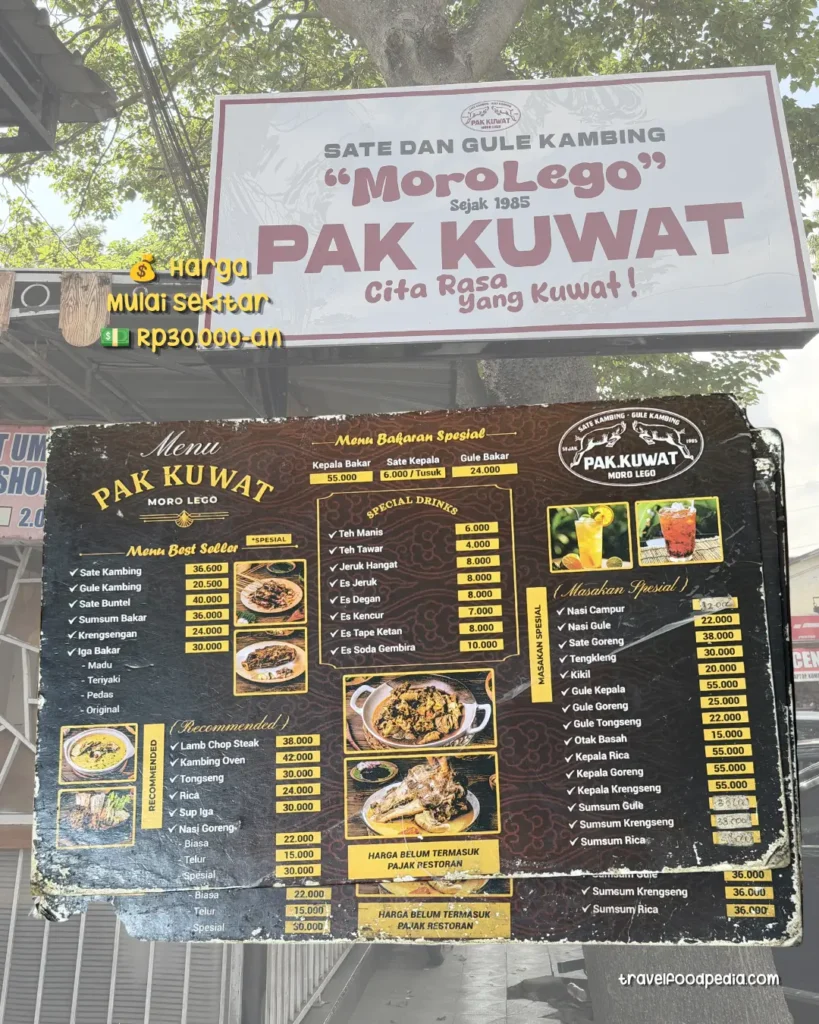 harga sate kambing pak kuwat tulungagung (10)