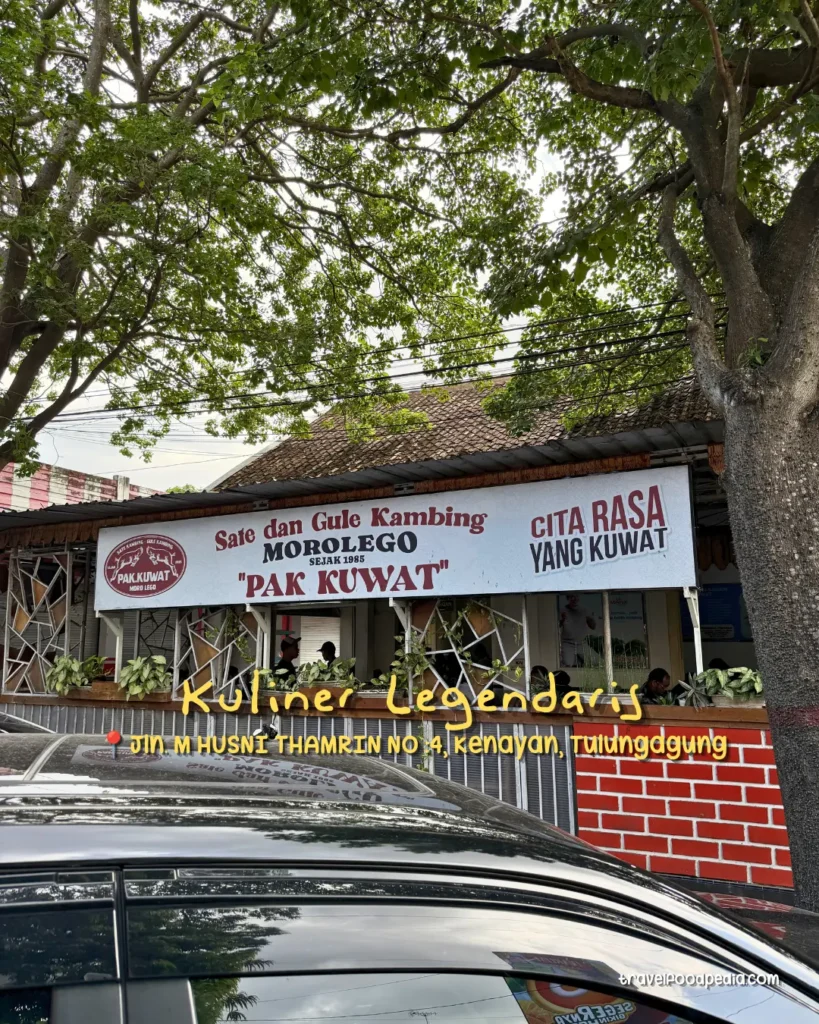 kuliner legendari tulungagung sate kambing pak kuwat tulungagung