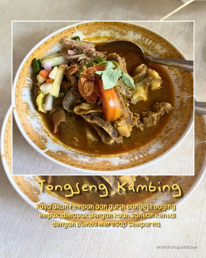 menu sate kambing pak kuwat tulungagung