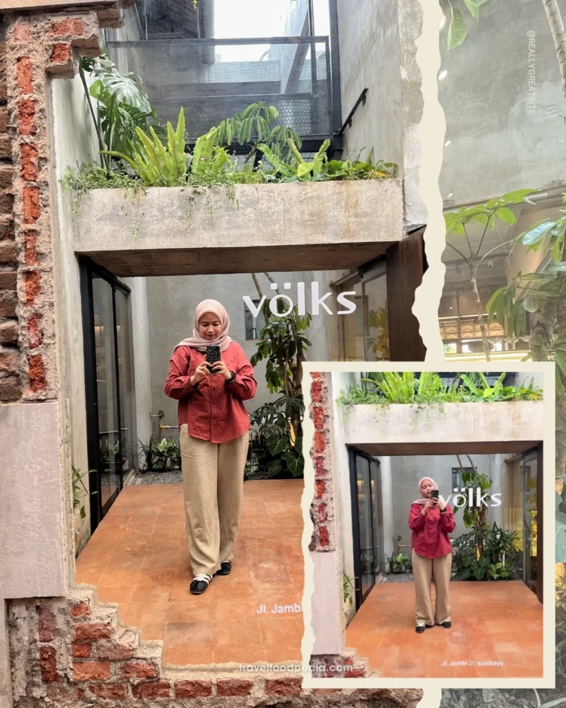 Cafe Estetik Volks Coffee Surabaya