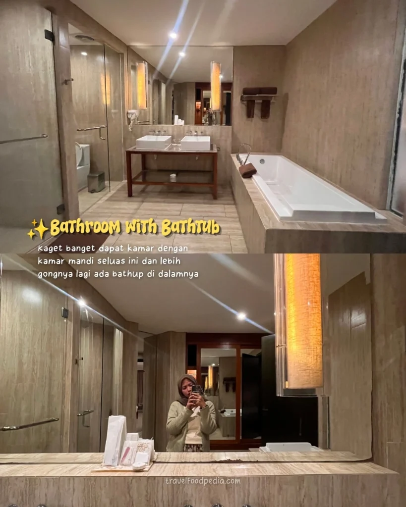 Kamar Mandi Hotel LV8 Resort Canggu Bali