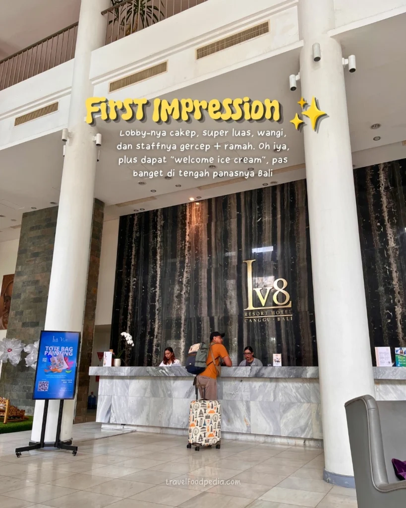 Lobby Hotel LV8 Resort Canggu Bali