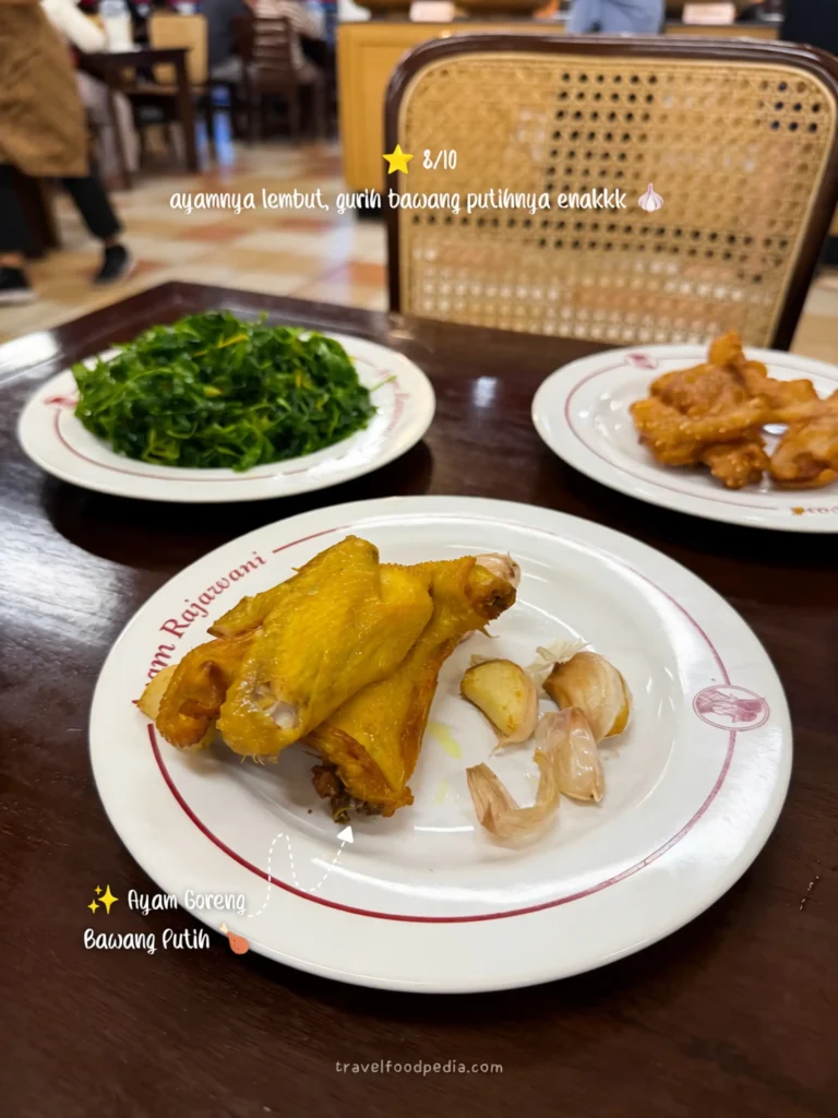 MENU AYAM RAJAWANI SURABAYA