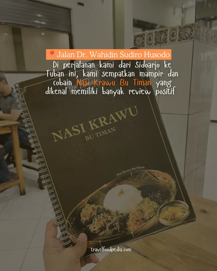 LOKASI NASI KRAWU BU TIMAN GRESIK