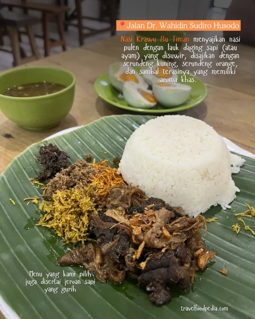 ORDER NASI KRAWU BU TIMAN GRESIK