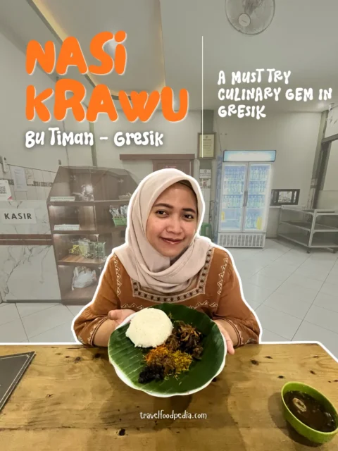 REVIEW NASI KRAWU BU TIMAN GRESIK