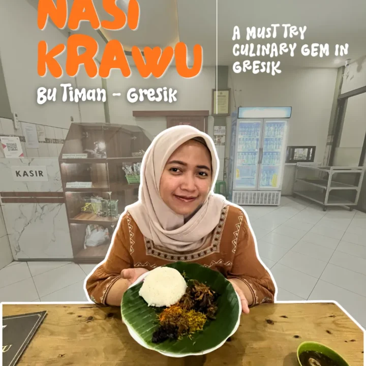 REVIEW NASI KRAWU BU TIMAN GRESIK