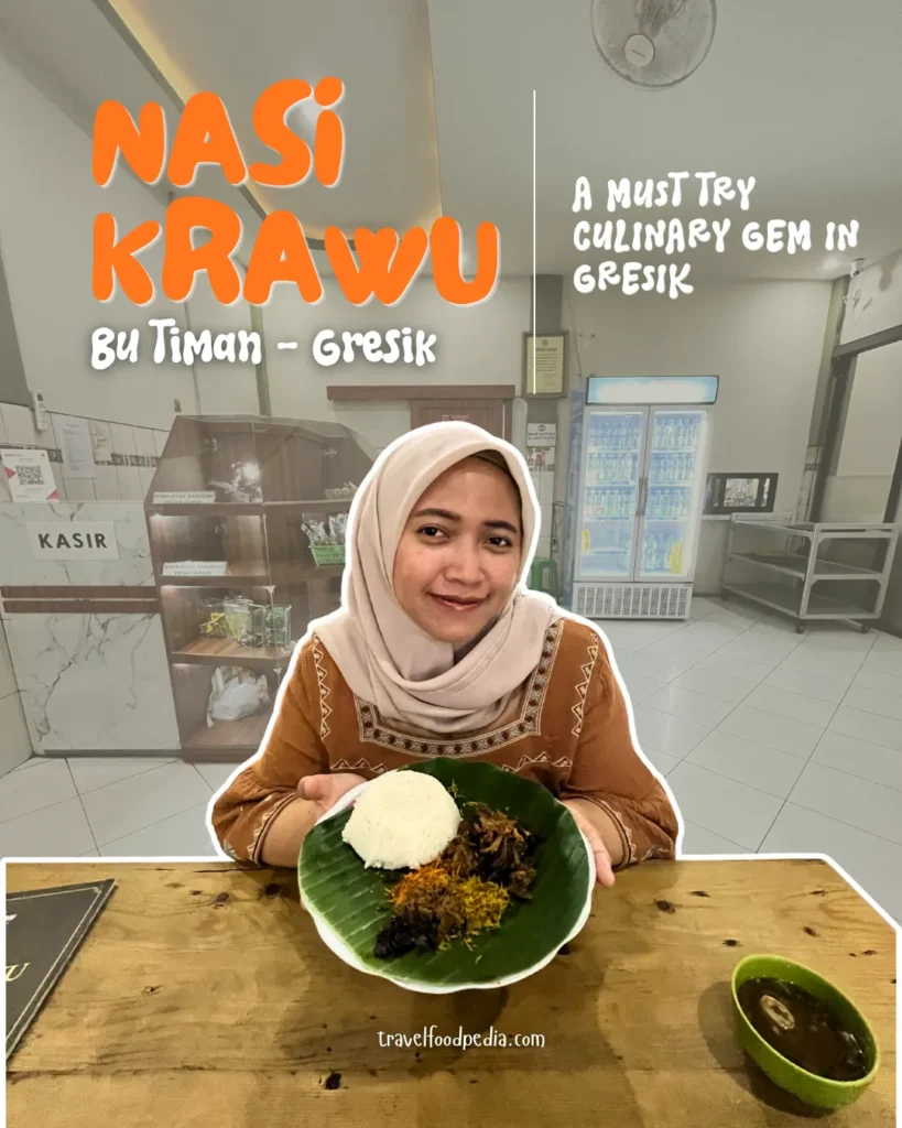 REVIEW NASI KRAWU BU TIMAN GRESIK