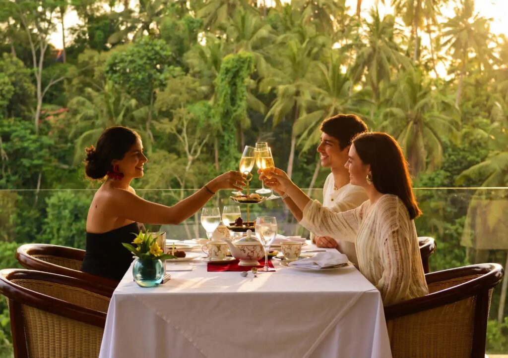 Menyambut Tahun Baru dengan Tari Kecak di CasCades Restaurant & Bar